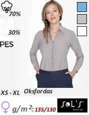 K518 - Ladies' Long Sleeve Denim Shirt